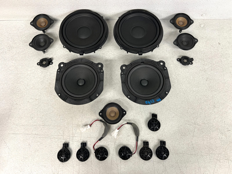 ⭐2016-2020 TESLA MODEL X AUDIO SUBWOOFER TWEETER SOUND SPEAKER SET OEM LOT2740