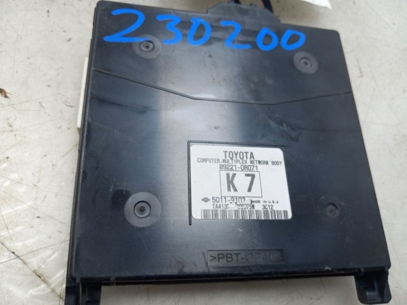 Chassis ECM Multiplex Network Door Liftgate Mounted Fits 13 RAV4 497485