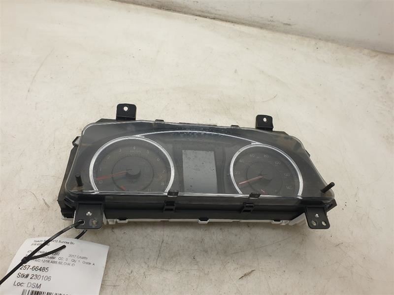 15-17 TOYOTA CAMRY SE SPEEDOMETER INSTRUMENT CLUSTER ASSEMBLY