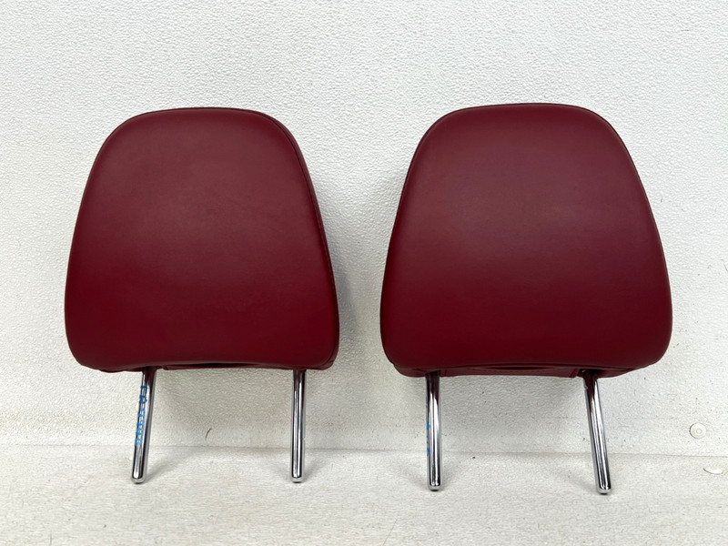 ⭐2014-2020 LEXUS IS200T FRONT LEFT & RIGHT SEAT HEADREST SET RED OEM LOT2748