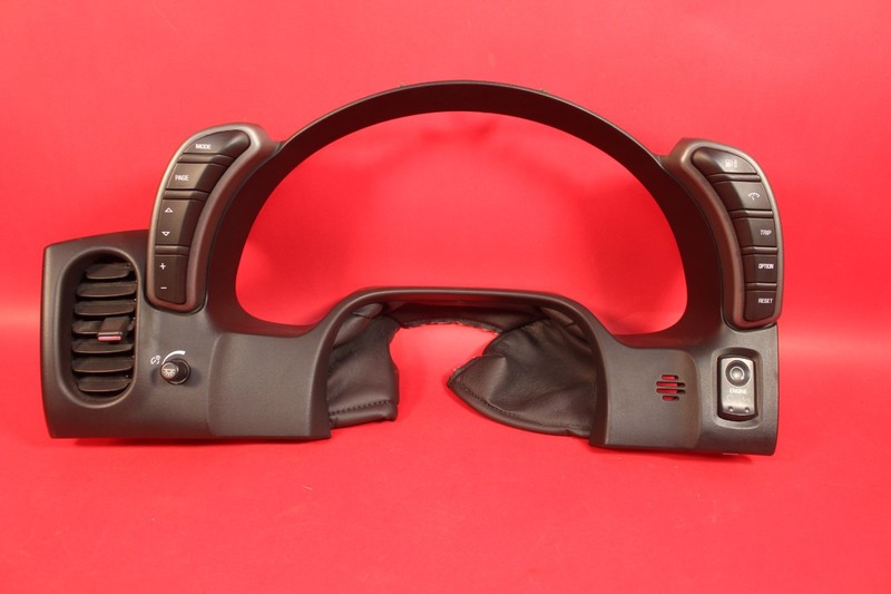 05-13 Corvette C6 Instrument Cluster Bezel Plate W/ Buttons 15807290 *Used*