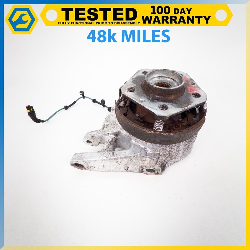 03-19 MASERATI GRANTURISMO REAR LEFT DRIVER SIDE SPINDLE KNUCKLE HUB OEM