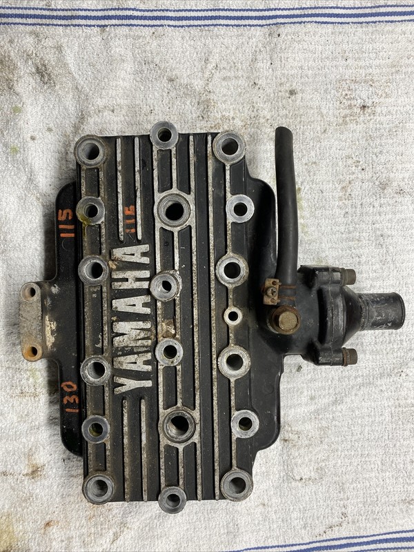 1985 YAMAHA VMX540VMax 540 Vintage Snowmobile Motor Cylinder Head Top Plate