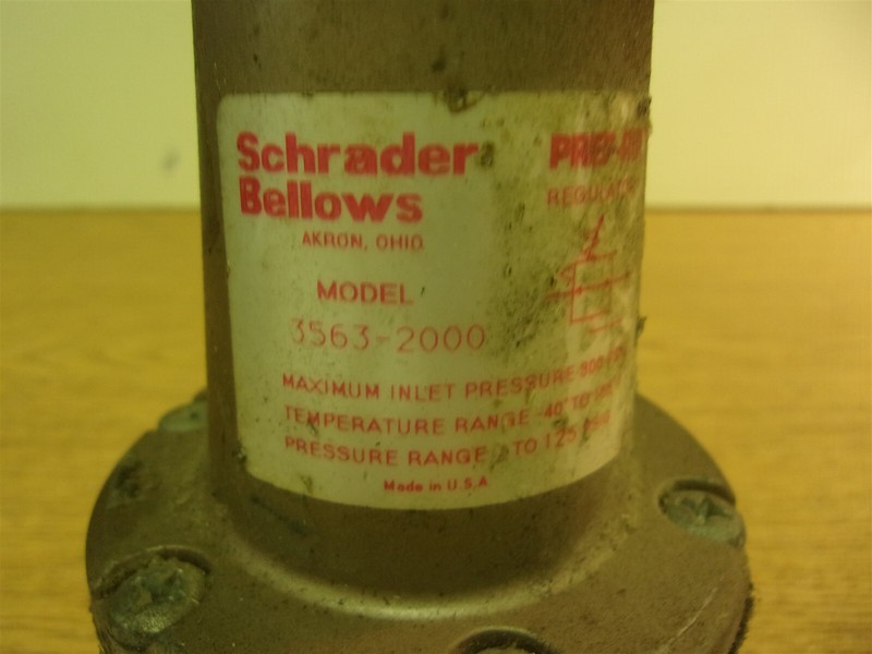 Schrader Bellows 356-2000 Prep-Air Regulator "2" *FREE SHIPPING*