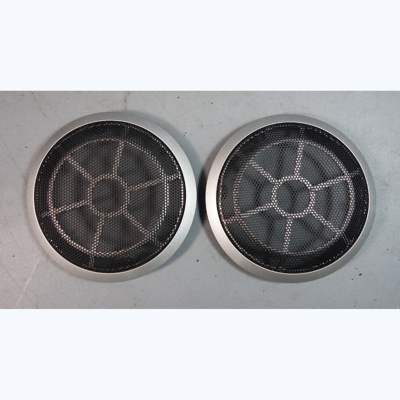 07-13 BMW E92 E93 3-Series 2dr Front Door Individual Speaker Cover Pair Trim OEM