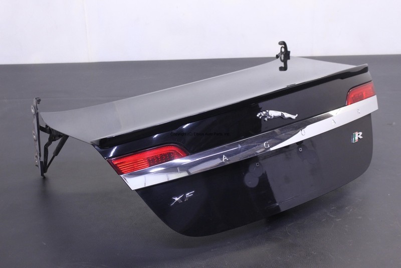 2009 2010 2011 JAGUAR XFR REAR TRUNK DECK LID HATCH COVER SPOILER BLACK PEL IQ