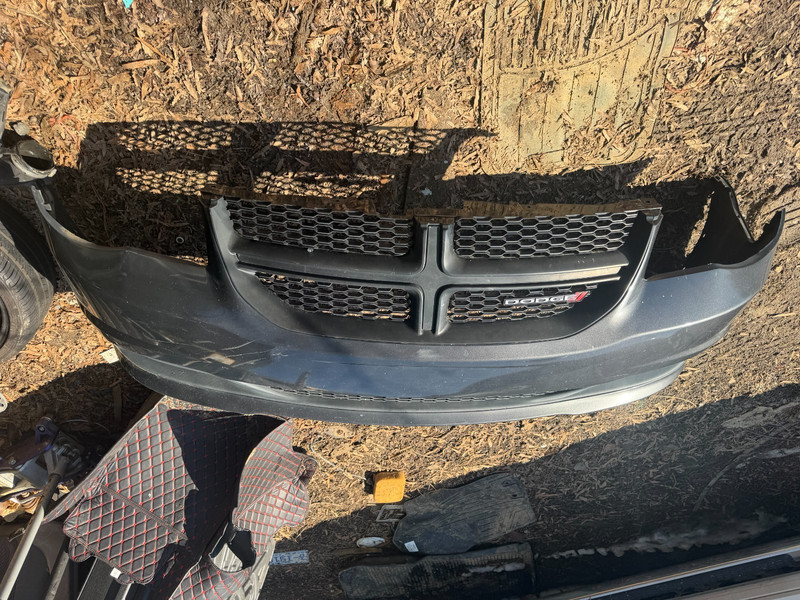 11-20 DODGE CARAVAN OEM GRAY FRONT BUMPER COVER - PAINT CODE PAU