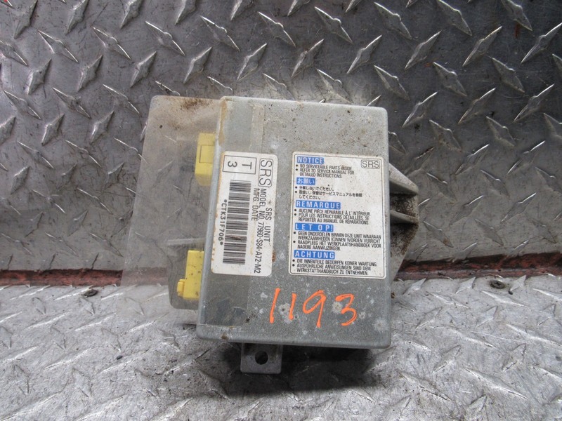 2000 HONDA ACCORD SRS UNIT 77960-S84-A72-M2