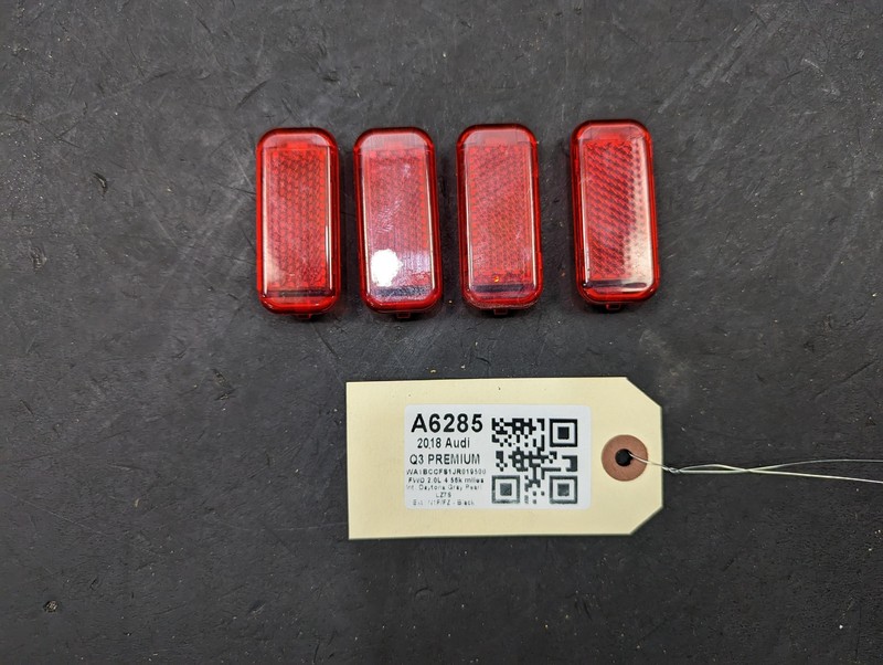 4PC Front & Rear Right & Left Door Warning Safety Light Lamp Cover 2018 Audi Q3
