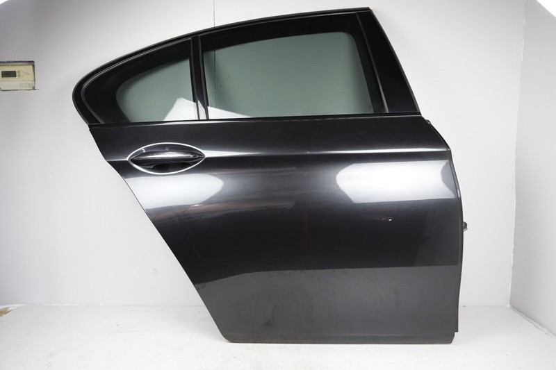 11-16 BMW F10 535i 550i 528i Rear Passenger Door Complete Soft Close Gray B90