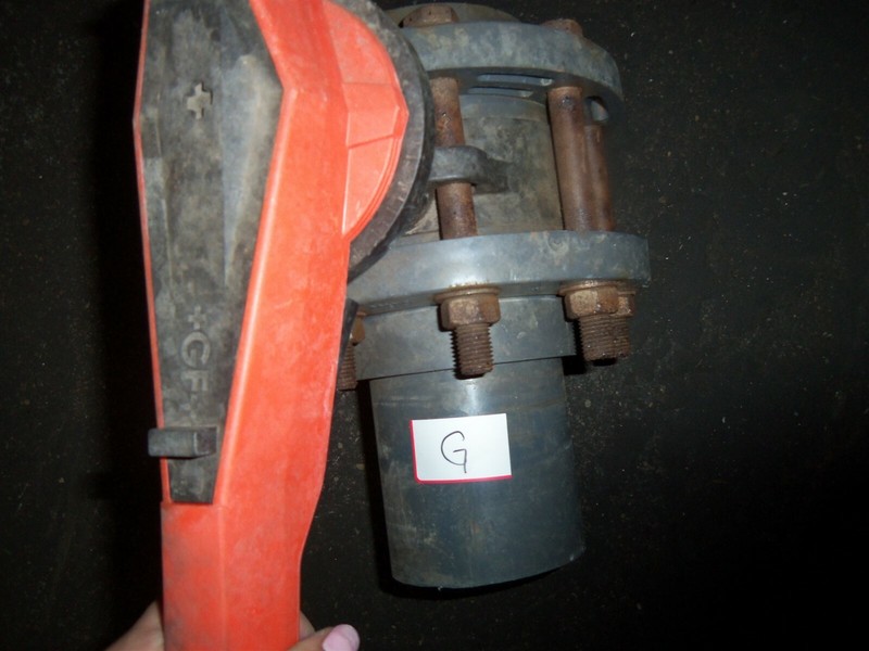 Georg Fischer +GF+DN100 4" PN10 Butterfly Valve Assembly "G" *FREE SHIPPING*