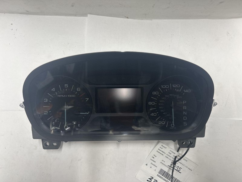2014 FORD EDGE Speedometer 4.2" LCD screen ET4T10849EF 109k miles OEM 14