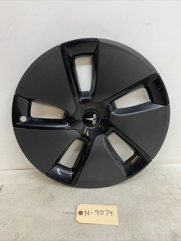 18" Tesla Model 3 Cover Hubcap 1044271-00-A Pinwheel Refresh FR1-E 9074 U2