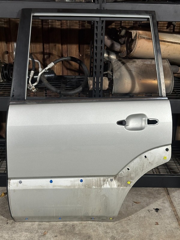 Lexus GX470 Rear Door Shell w/ Mouldings Driver's Side Silver 2003-2009 OEM