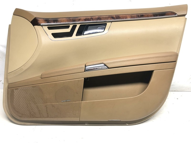 07-13 Mercedes Benz W221 S550 Passenger Right Door Panel Beige Oem Tested