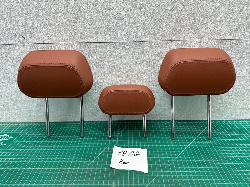 17-24 Alfa Romeo GIULIA REAR CENTER RIGHT LEFT SEAT HEADREST SET OEM