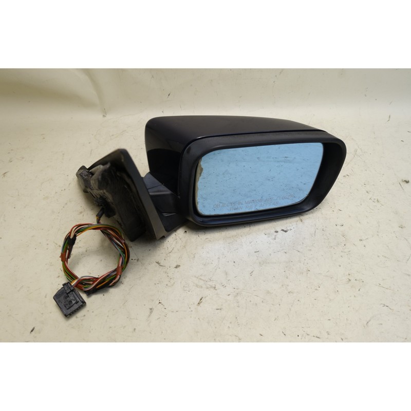 2000-2003 BMW E46 3-Series 4door Right Outside Side Mirror Orient Blue Memory OE