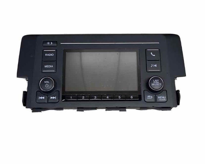 Honda Civic radio am fm 16 17 receiver sedan lx us market assy OEM 39100TBAA11