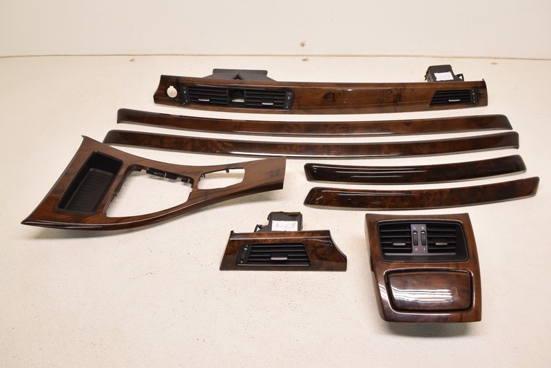 BMW Nutwood Wood Interior Door Dash Trim Inlay Coupe 3 Series E92 Oem 2007-2013
