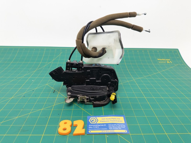 07-13 INFINITI G35 G37 sedan FRONT LEFT DOOR LOCK ACTUATOR LATCH W/ CABLES OEM