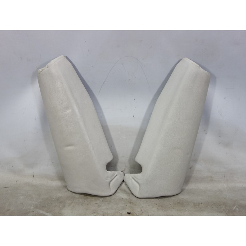 2007-2010 BMW E93 3-Series Convertible Rear Seat Backrest Bolsters Grey Leather