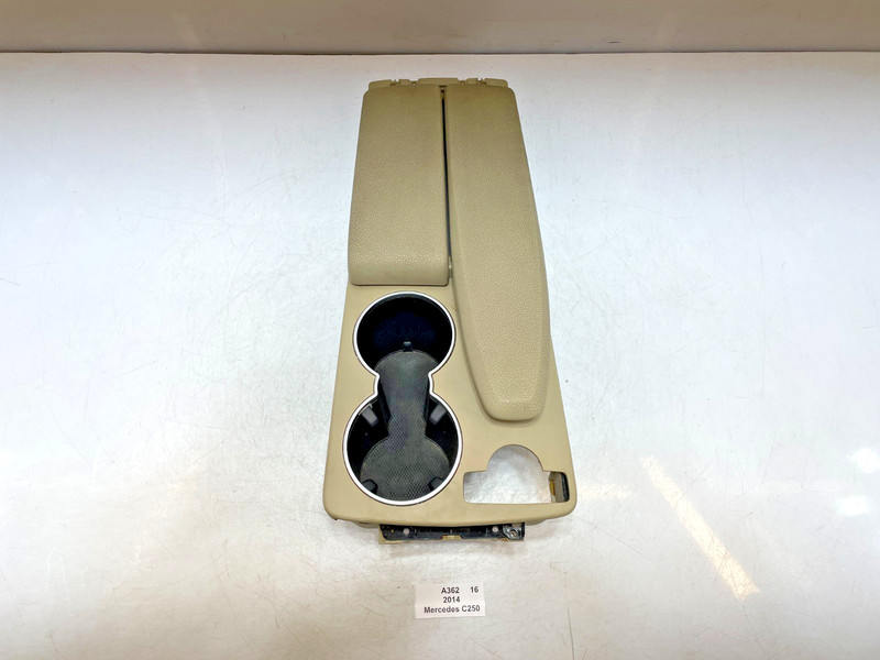 ✅ 2008-2014 OEM Mercedes W204 C250 Center Console Armrest Arm Rest Beige *