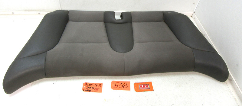 SEAT REAR BACK SEAT BASE BOTTOM CUSHION 04 06 07 08 09 05 SAAB 9-3 CONVERTIBLE