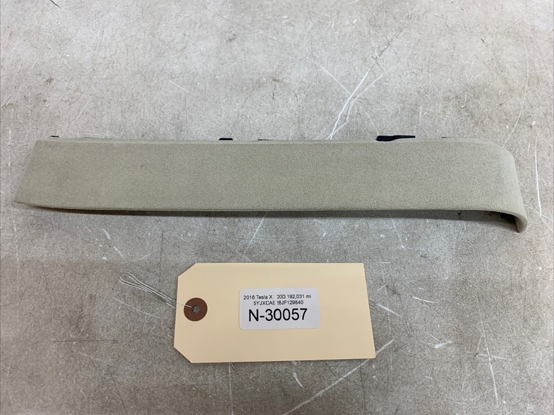 2016-2020 Tesla Model X Rear Driver Side Door Trim Mold Left 30057 B44