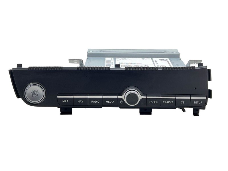 2021-2023 Hyundai Elantra Audio Radio Receiver With Control Panel Black