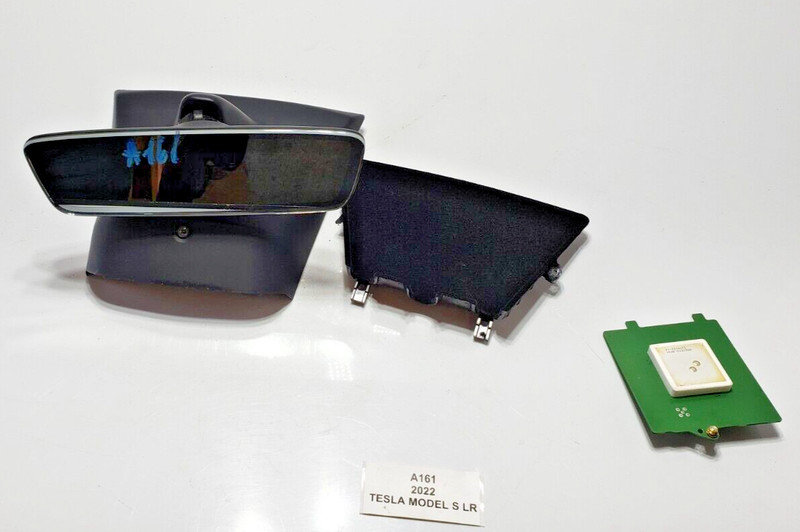 ✅ 21-23 OEM Tesla Model S Long Range Interior Rear View Mirror W/ Camera NOTE*