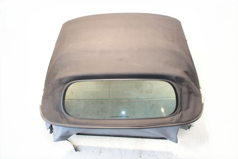 03-04 Porsche Boxster 3.2L Black Convertible Soft Top Assembly