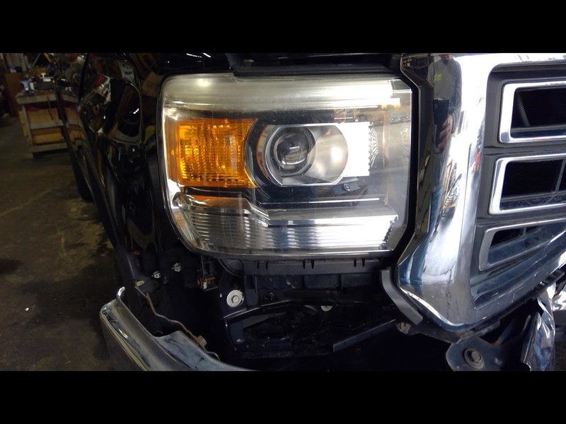 Passenger Headlight Without LED Accents Fits 14-15 SIERRA 1500 PICKUP 1566369