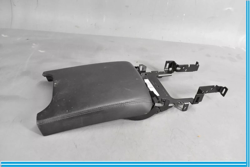 10-19 Jaguar XJ XJR X351 Center Console Armrest Lid Trim w/ Bracket Black OEM
