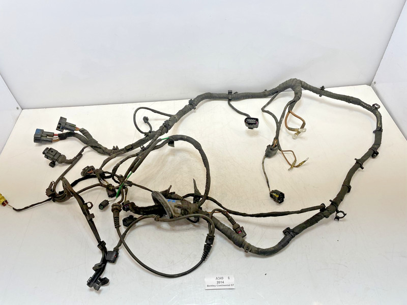 ✅12-18 OEM Bentley Continental GT 4.0L Right Engine Bay Fuse Box Wiring Harness*