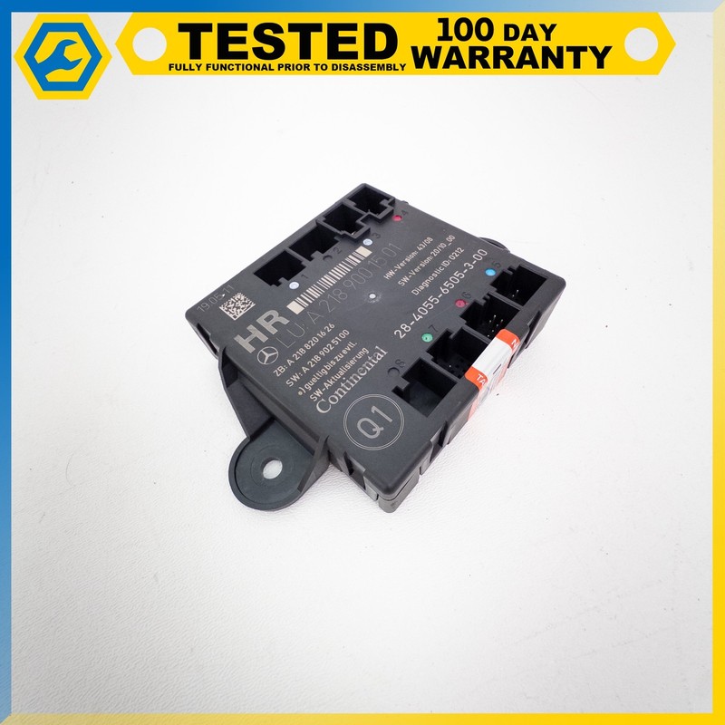 12-18 MERCEDES-BENZ CLS63 AMG E550 REAR RIGHT SIDE DOOR CONTROL MODULE OEM