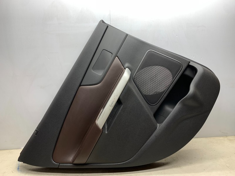 2011-2014 FORD EDGE LEFT DRIVER SIDE REAR INTERIOR DOOR PANEL BLACK/ BROWN