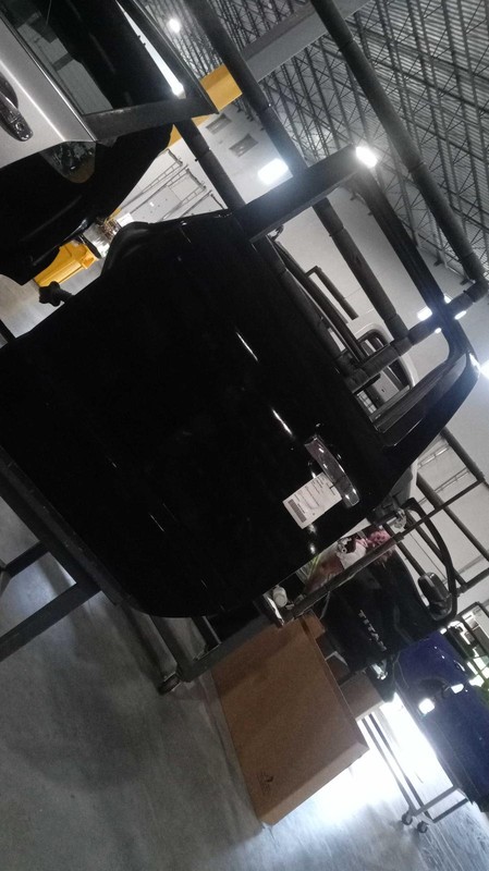 2017 Nissan Titan Left Rear Door Black 116150 Used 81K Miles OEM