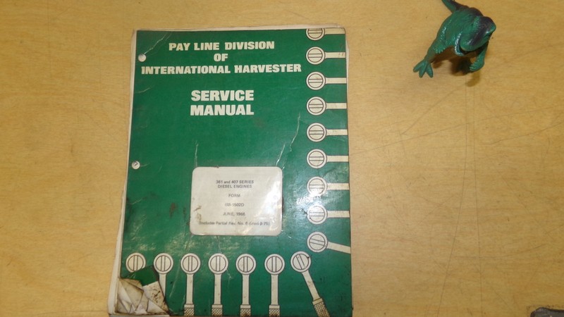 Service Manual 361 & 407 Series Diesel Engines Form ISS-1502D *FREE SHIPPING*