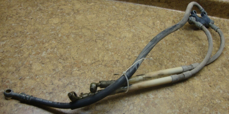 1988 Honda Fourtrax TRX200 TRX 200 SX TRX200SX Front Brake Fluid Lines Hose 88
