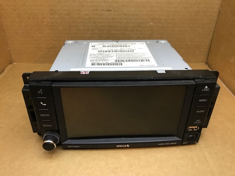 Jeep Dodge Chrysler RBZ MyGIG 430 Touchscreen Radio DVD Player High P05091201AC