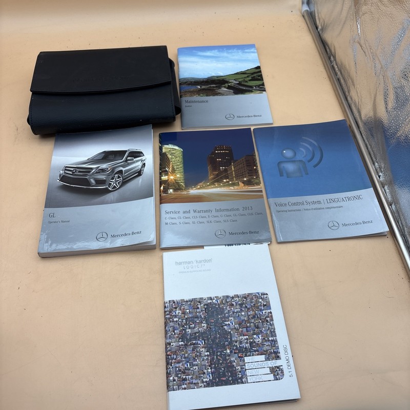 2013 Mercedes GL Owner's Manual Maintenance With case
