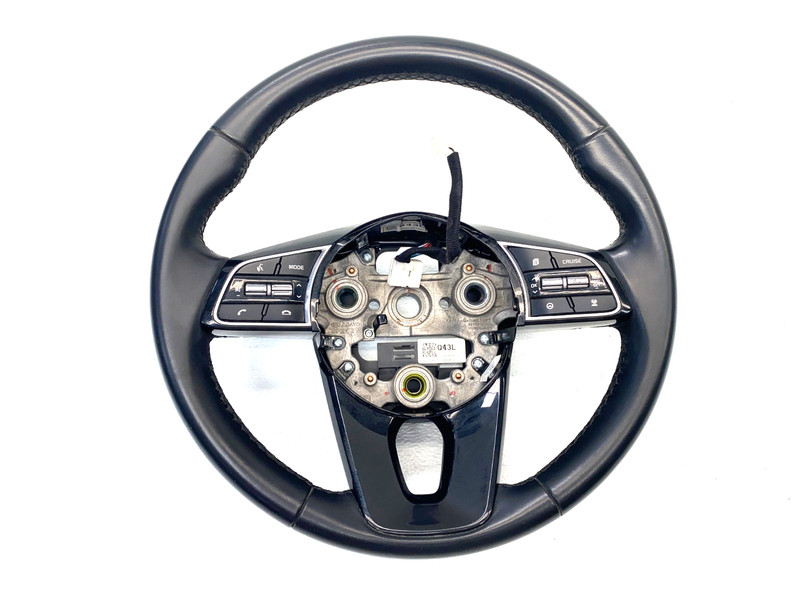 21-23 KIA SELTOS STEERING WHEEL W/ SWITCH BUTTON BLACK OEM #A0.65