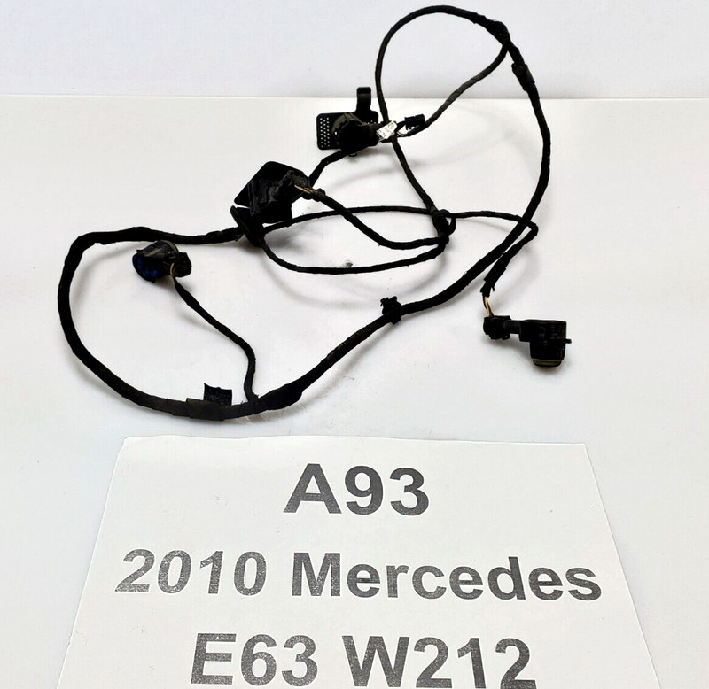 ✅ 10-13 OEM Mercedes W212 E63 AMG Rear Bumper Parking Sensor PDC Harness Gray