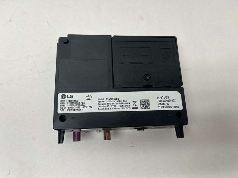 2020 CADILLAC XT5 MOBILE PHONE ONSTAR COMUNICATION CONTROL MODULE UNIT OEM
