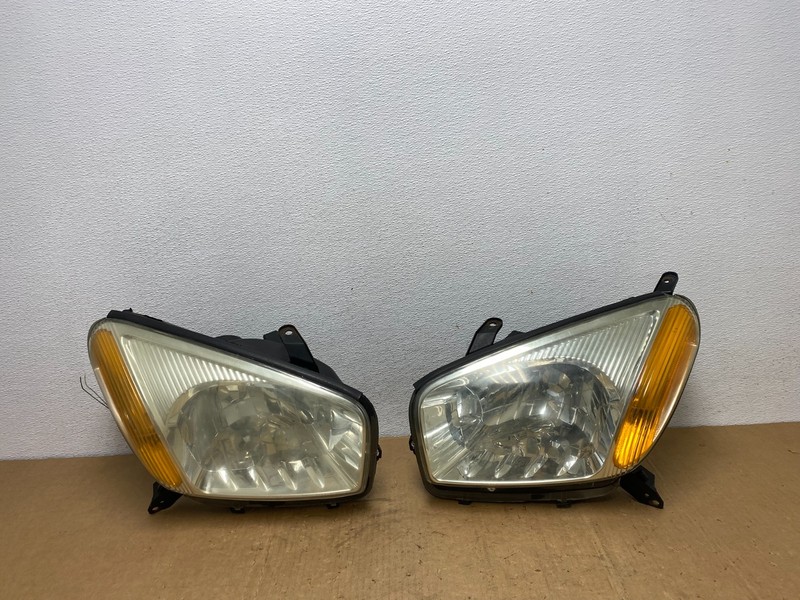 2001 - 2003 Toyota Rav4 Left+Right Side Headlights Halogen Oem AD1312 DW