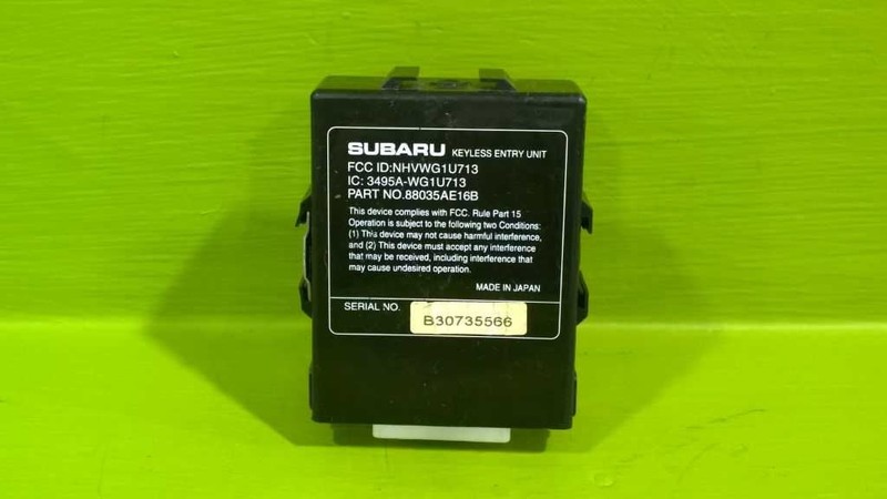 03 04 05 BAJA THEFT LOCKING KEYLESS ENTRY MODULE OEM 3597-27