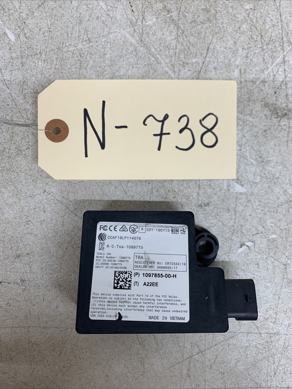 ⚡️24-25 TESLA MODEL 3 REAR BUMPER BODY CONTROL MODULE BLUETOOTH 738 B123