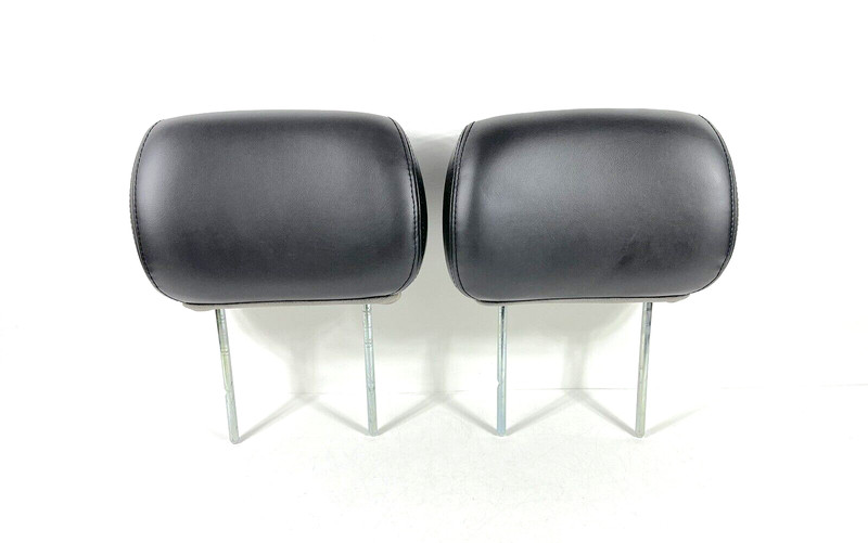 2002-2009 Trailblazer Front Seats Headrests Leather Dark Gray Set of 2 OEM