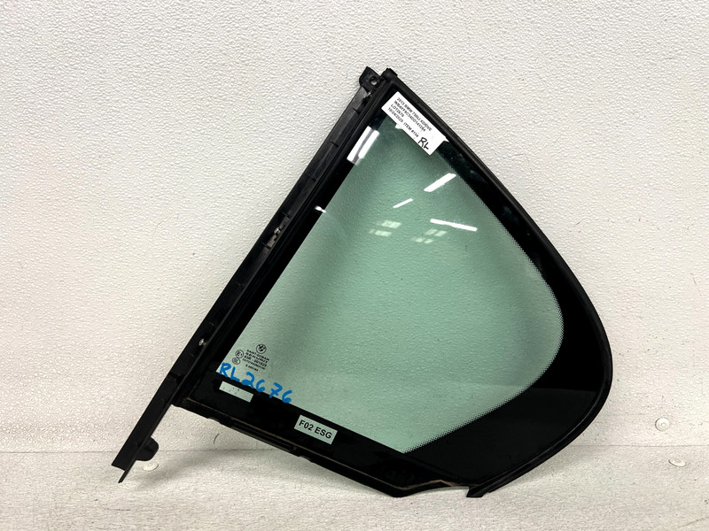 ⭐2009-2015 BMW 7-SERIES REAR LEFT SIDE DOOR QUARTER WINDOW GLASS OEM LOT2676
