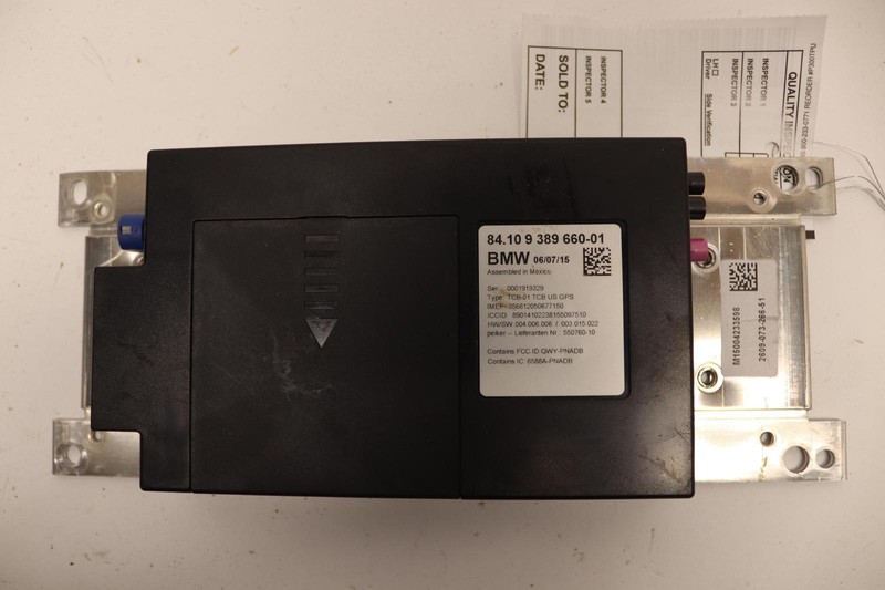 2016-2018 BMW 328I F30 TELEMATICS PHONE COMMUNICATION NAVIGATION MODULE OEM